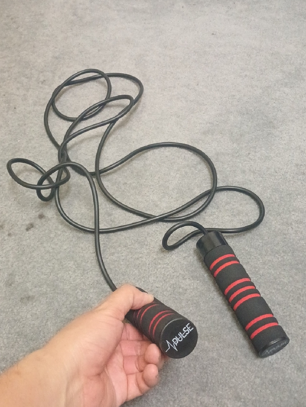 Pulse Premium Black Crossfit Jump rope